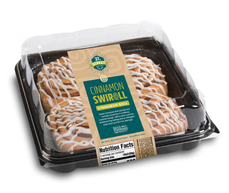 Cinnamon Swiroll with Label